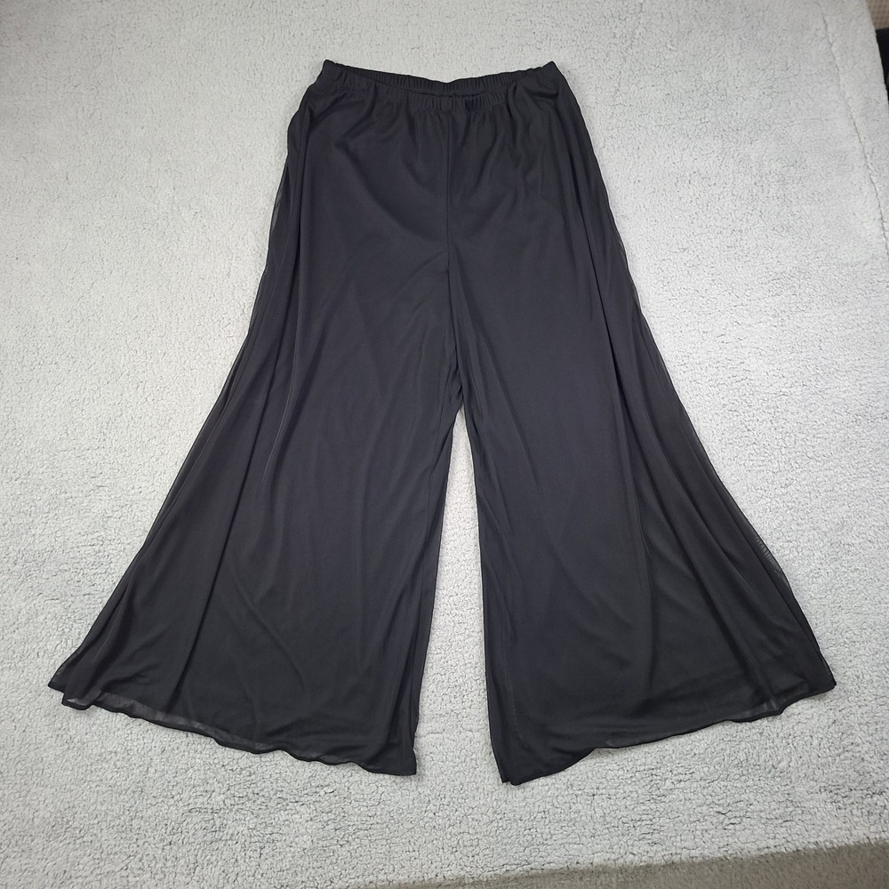 Collection Dressbarn, Chiffon Flowy Wide Leg Dress Pants. Size 18/20 Plus